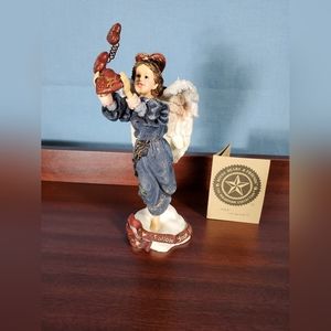 Boyds bears collection.  Isabella Follow Your Hearts Desire 8 inch red and blue